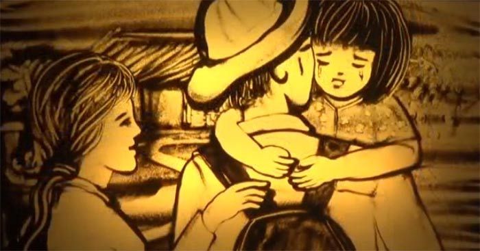 Tranh minh họa nghệ thuật (Nguồn: Bảo tàng Văn học Việt Nam)