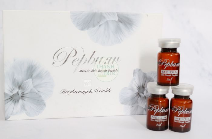 Hình ảnh thực tế sản phẩm Pepbu:w - giải pháp đặc trị sẹo rỗ từ Mỹ