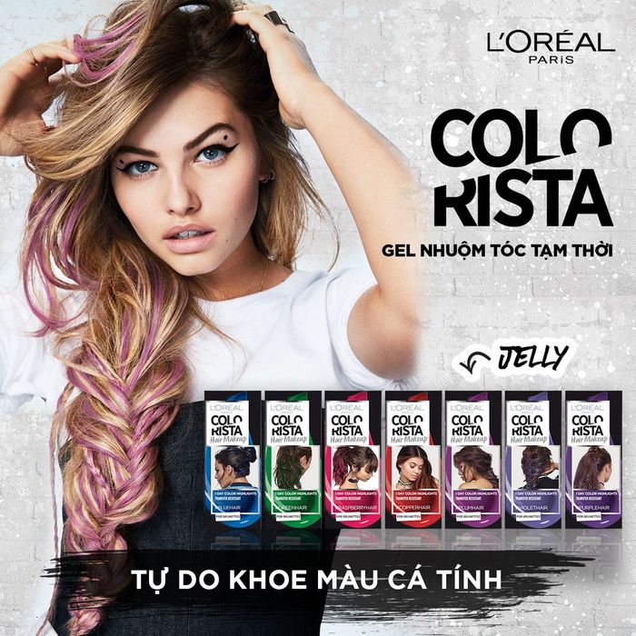 Hình ảnh minh họa Gel Nhuộm Tóc Tạm Thời L'Oreal Colorista Hair Makeup phiên bản 2