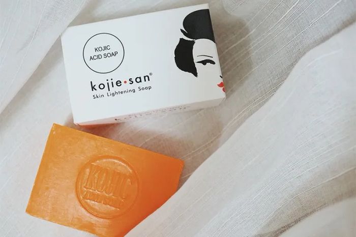 Hình ảnh thực tế xà bông tắm trắng Kojiesan Classic