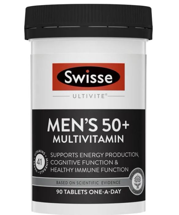 Swisse Men’s 50+ Ultivite F1 - Bộ sản phẩm đạt chuẩn GMP đầu tiên tại Úc