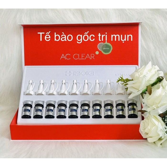 Ảnh minh họa 1: Reborncell GA AC Clear Ampoule - Tinh chất vàng đặc trị mụn dành riêng cho liệu trình spa