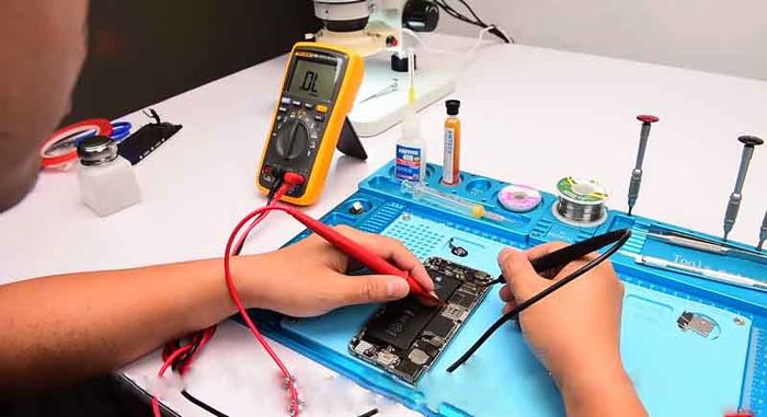 Không gian thực hành của học viên Thành Trung Mobile