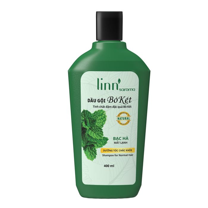 Bộ sưu tập hình ảnh dầu gội bồ kết bạc hà Linn'saroma chính hãng