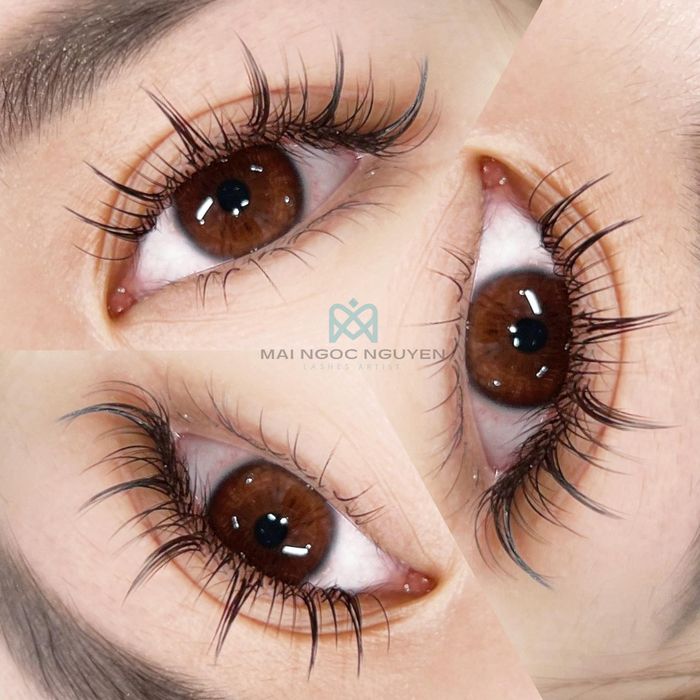 Hình ảnh mẫu mi nối nghệ thuật tại Mai Ngọc Nguyên Eyelash