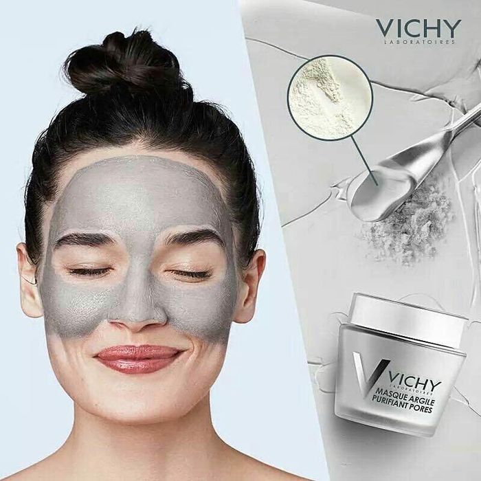 Hình ảnh mặt nạ bùn Vichy Masque Argile Purifiant Pores phiên bản thứ hai
