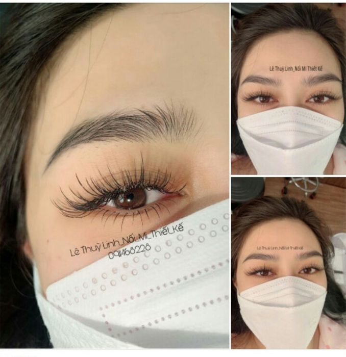 Bộ sưu tập dáng mi thời thượng tại Lê Thùy Linh Nối Mi