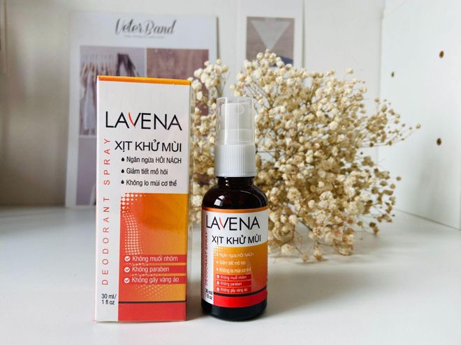 Hình ảnh chân thực về xịt khử mùi đa năng Lavena