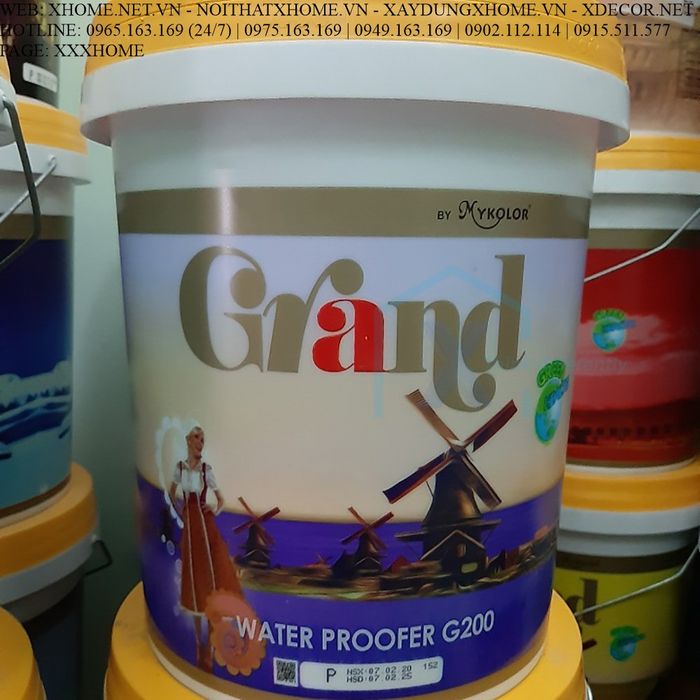 <i>Hình ảnh thực tế Sơn chống thấm Mykolor Grand Water Proofer - Chất lượng được kiểm chứng</i>