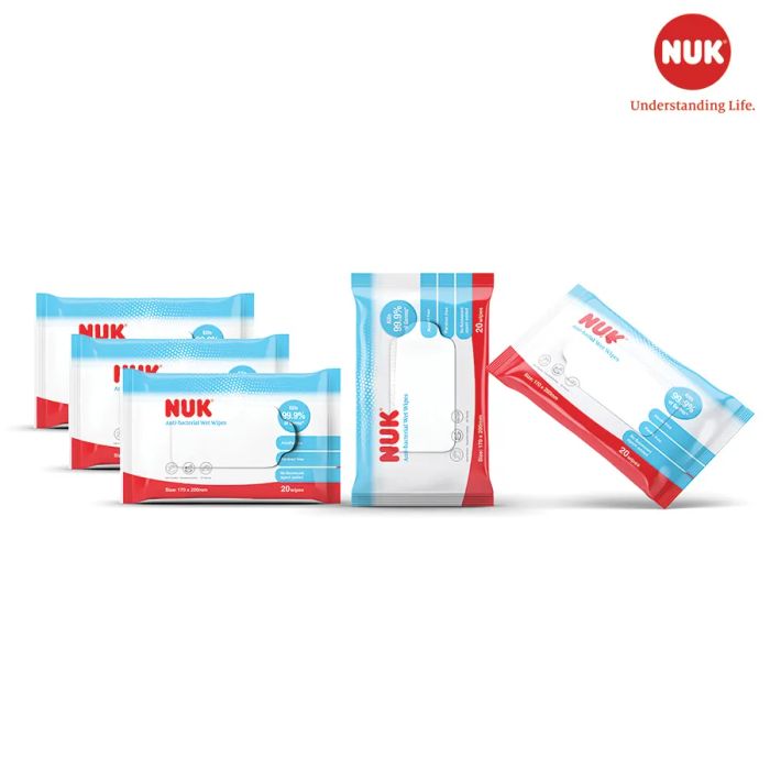 Khăn ướt diệt khuẩn NUK - Hình ảnh 1