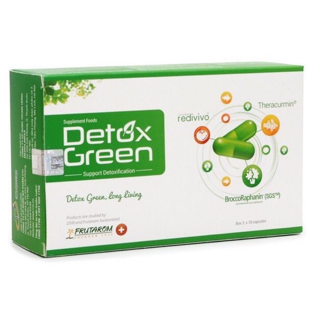 Bộ sưu tập hình ảnh thực tế viên uống Detox Green