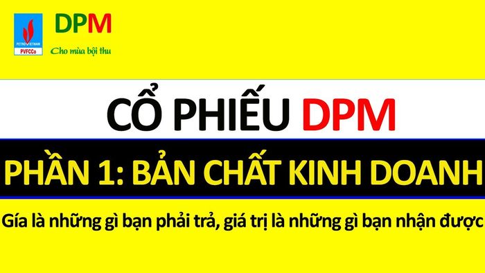Hình ảnh biểu đồ tăng trưởng ấn tượng của DPM