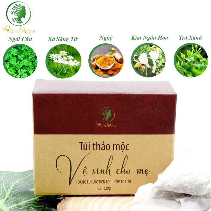 Hình ảnh chi tiết Thảo Dược Xông Vùng Kín Wonmom - Ảnh 2
