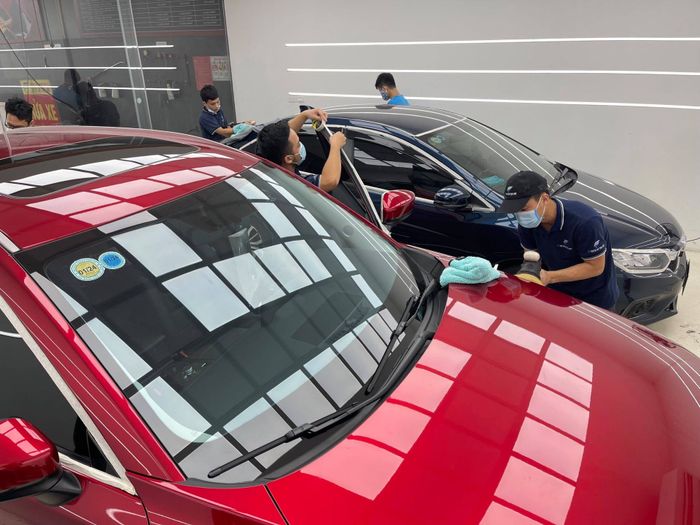 Quy trình phủ ceramic chuyên nghiệp tại F5 Auto Detailing