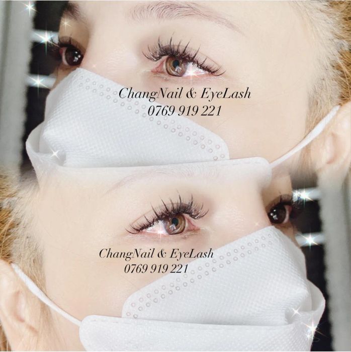 Hình ảnh thực tế dịch vụ nối mi tại Chang Nail & EyeLash