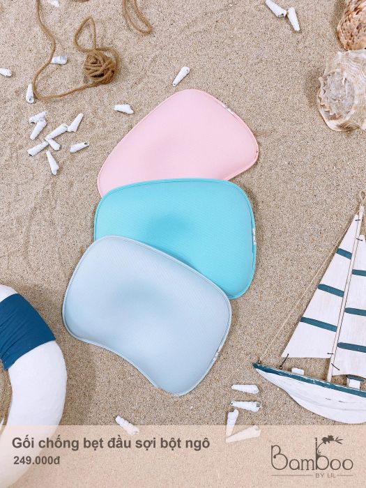 Hình ảnh thực tế Gối chống bẹp đầu Lil phiên bản mới nhất