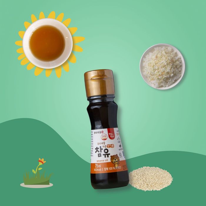 Dầu mè Miznco cho bé từ Hàn Quốc - hình ảnh 1