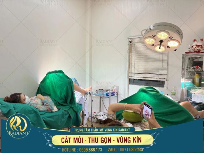 Hình ảnh cơ sở vật chất hiện đại tại Radiant Beauty