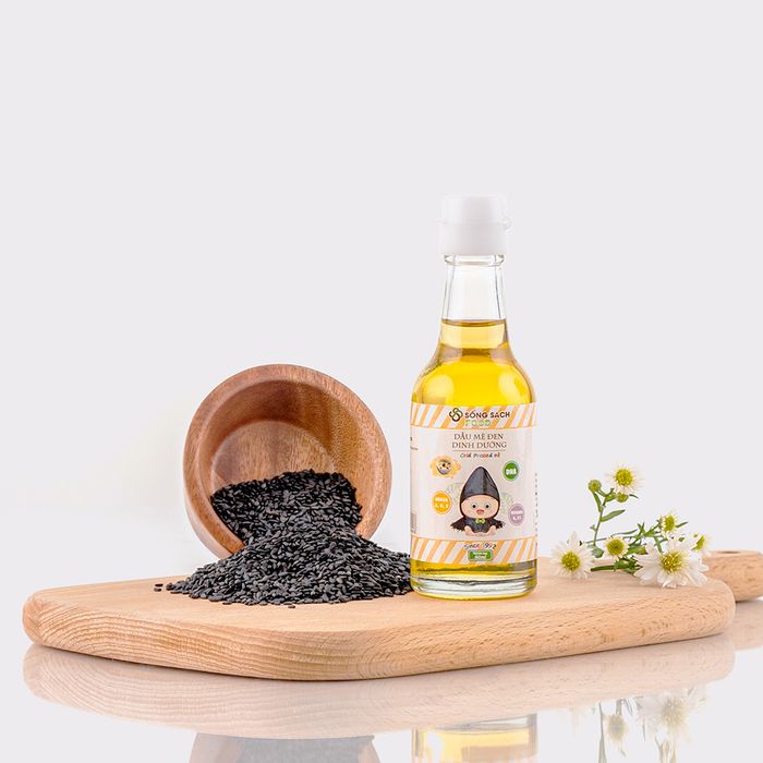 Dầu mè đen dinh dưỡng Sống Sạch Food - Hình ảnh 1