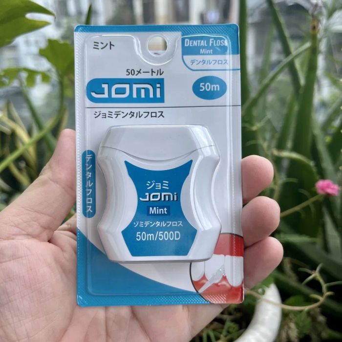 Hình ảnh thực tế chỉ nha khoa Jomi Dental Floss Mint - Thiết kế Nhật Bản tinh tế