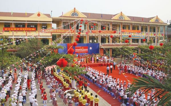 Hình ảnh minh họa sinh động về ngôi trường (Nguồn: internet)