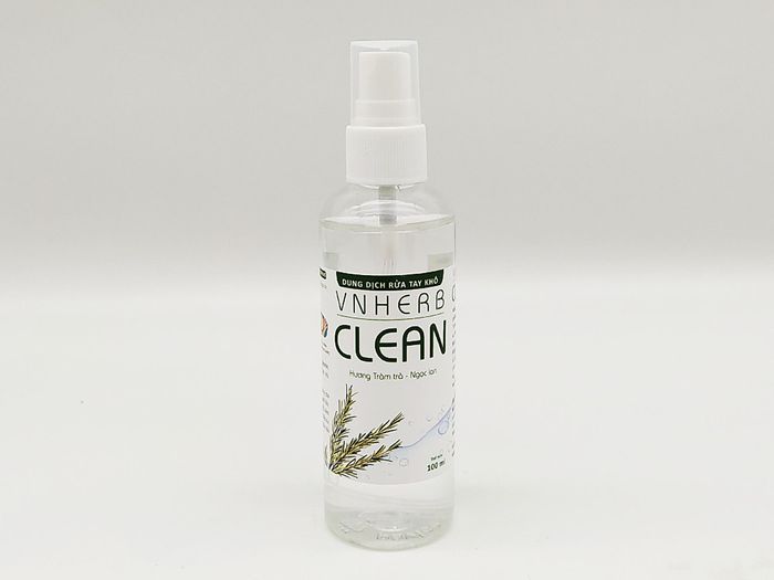 Hình ảnh thực tế nước rửa tay VNHERB CLEAN phiên bản 2
