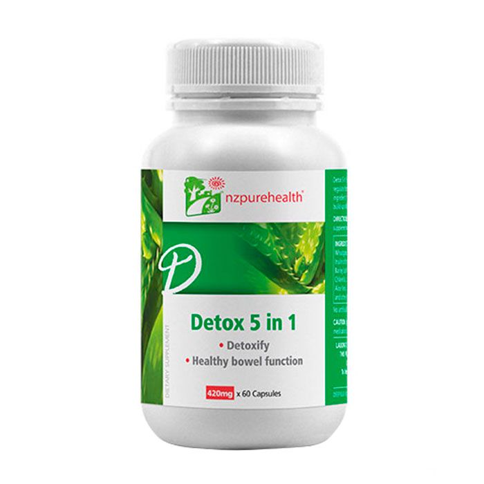 Hình ảnh sản phẩm NZPurehealth Detox 5 in 1 - Công thức thải độc đa tác dụng