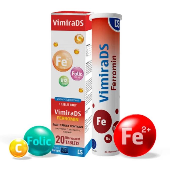 Hình ảnh sản phẩm viên sủi VimiraDS Ferromin
