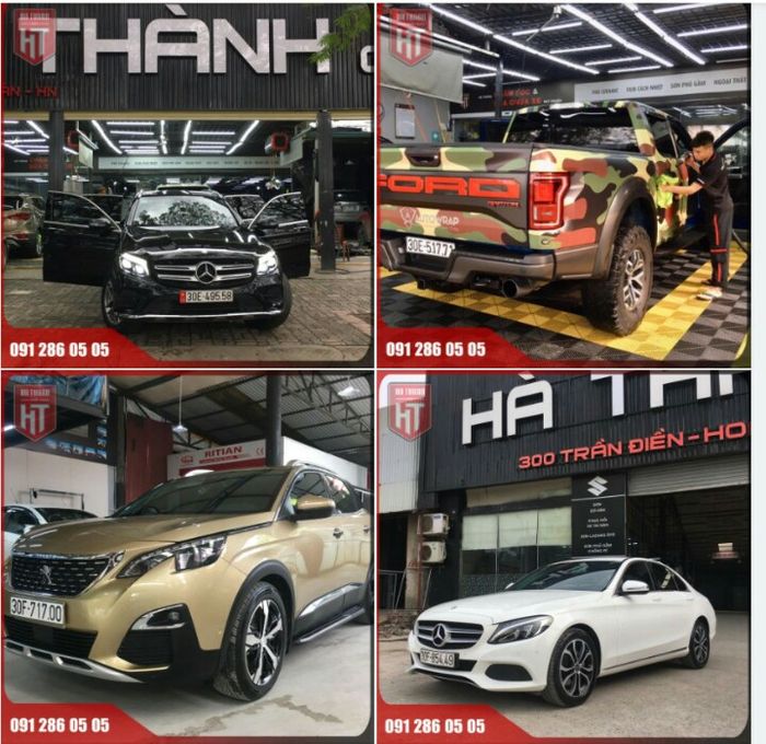 Quy trình phủ ceramic tỉ mỉ tại Hà Thành Garage