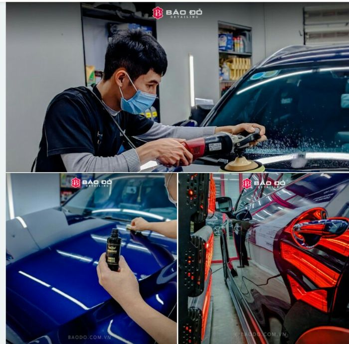Không gian làm việc tiêu chuẩn tại Báo Đỏ Detailing Center