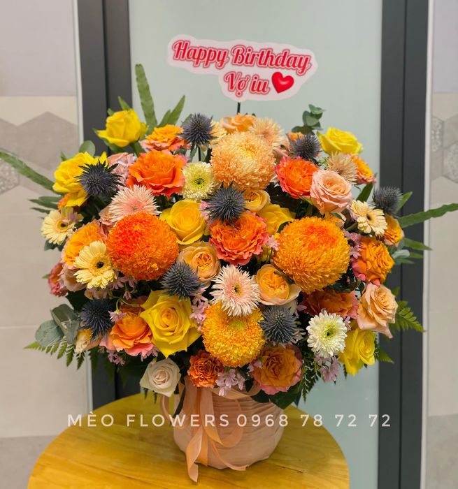 Những tác phẩm hoa tươi độc đáo tại Mèo Flowers