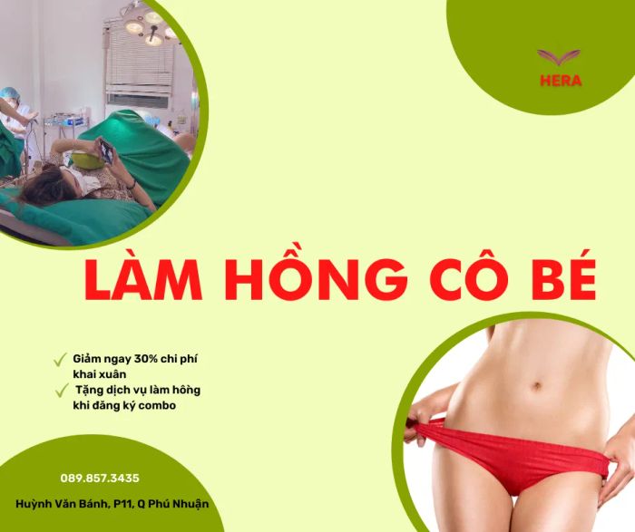 Hình ảnh thực tế quy trình tại Thẩm mỹ Hera
