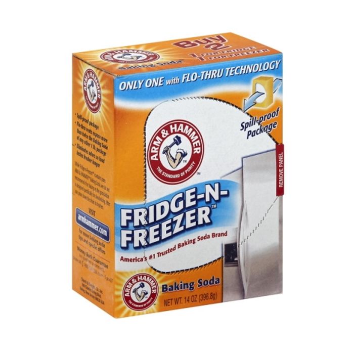 Hình ảnh thực tế bột khử mùi Arm & Hammer - Thiết kế hộp treo tiện lợi