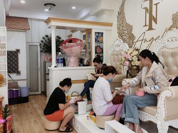 Hình ảnh không gian đào tạo tại TN Angel – beauty and nail design