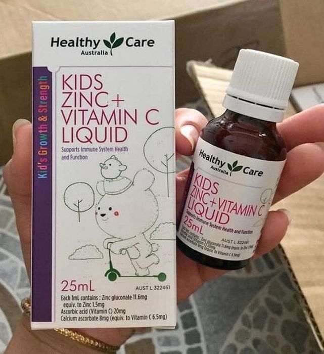 Hình ảnh chi tiết Siro Healthy Care Kids Zinc + Vitamin C - Dạng lỏng dễ hấp thu