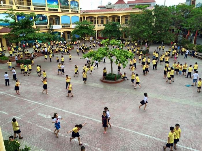 Hình ảnh minh họa sinh động về trường tiểu học (Nguồn: internet)