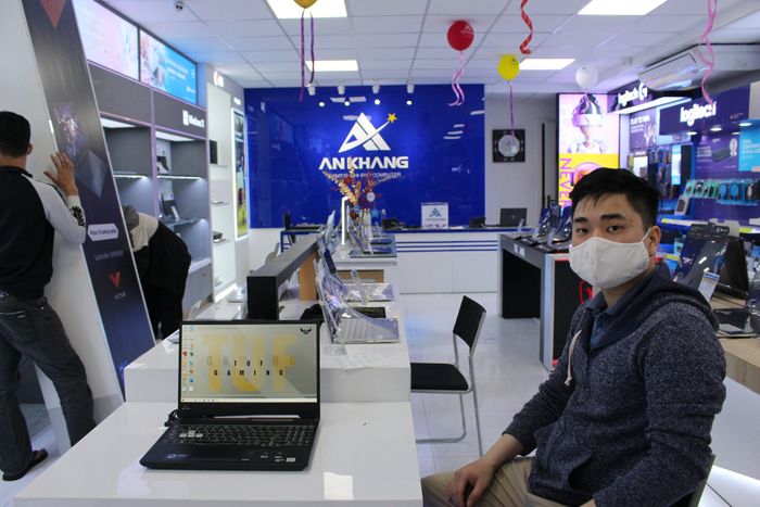 Hình ảnh không gian bán hàng tại An Khang Computer