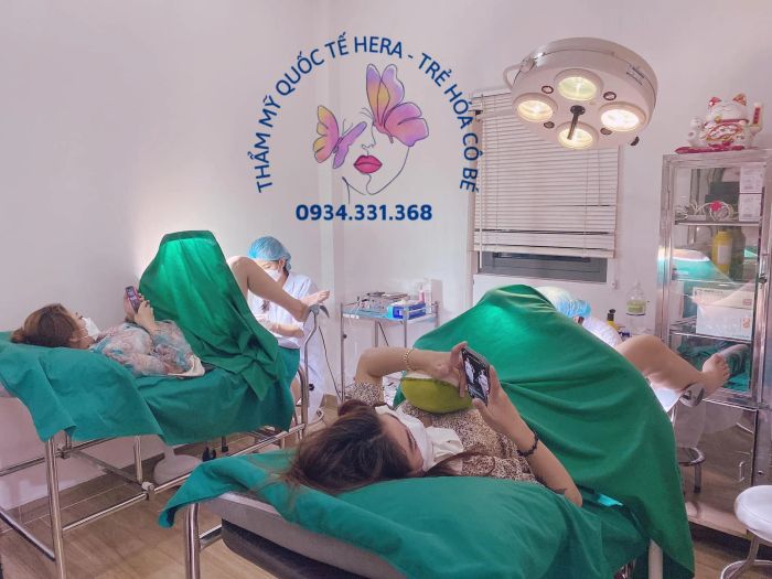 Hình ảnh thực tế tại Thẩm mỹ Hera