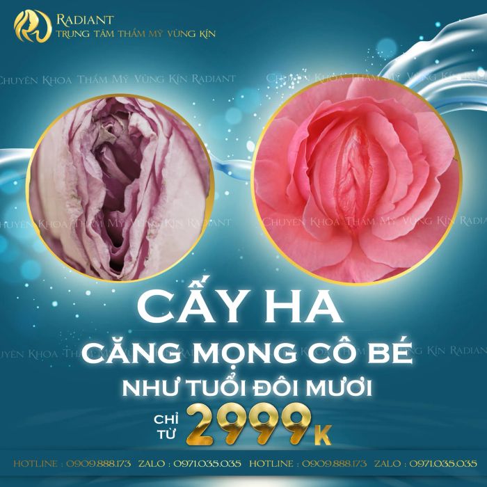 Hình ảnh quy trình thẩm mỹ chuẩn y khoa tại Radiant Beauty