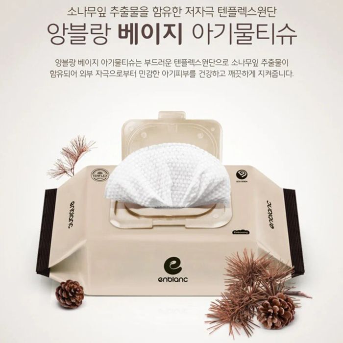 Khăn giấy ướt Enblanc Korea - Hình ảnh sản phẩm 2