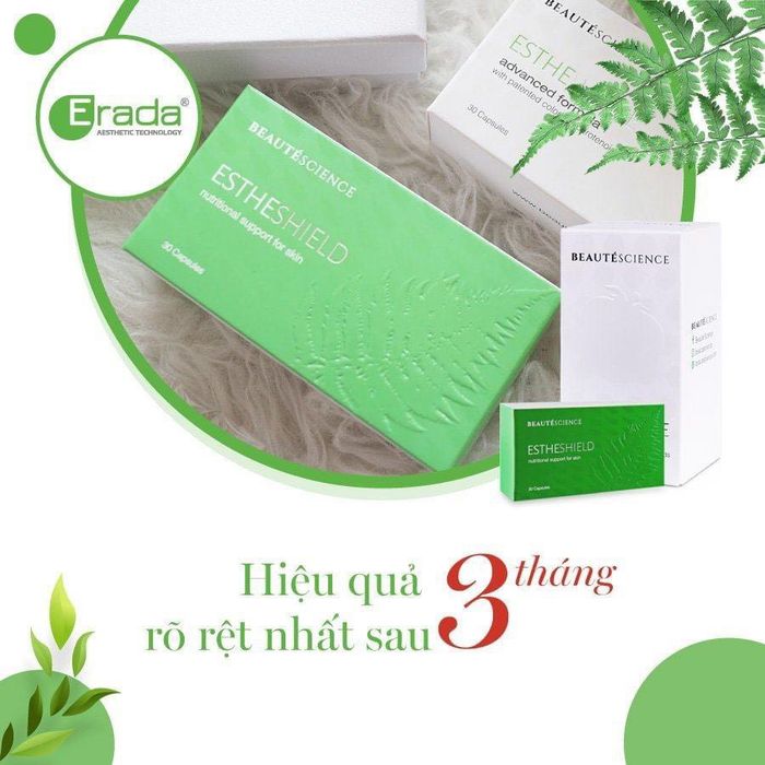 Hình ảnh thực tế BeautéScience Estheshield - Viên uống chống nắng nội sinh cao cấp với công nghệ chiết xuất dương xỉ độc quyền từ Pháp