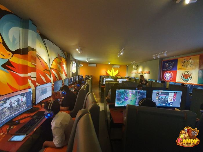 Hình ảnh không gian gaming hiện đại tại Candy Gaming