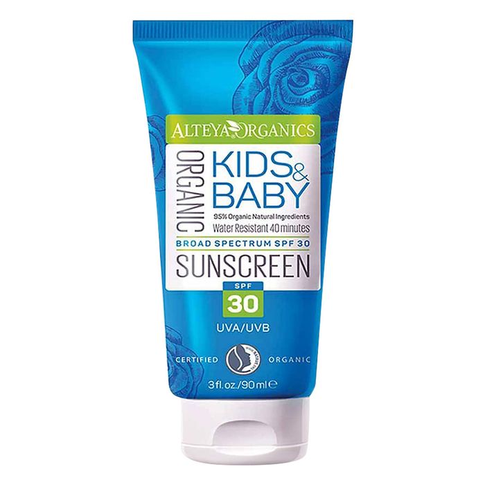 Hình ảnh kem chống nắng hữu cơ Alteya Organics SPF30 cho trẻ em