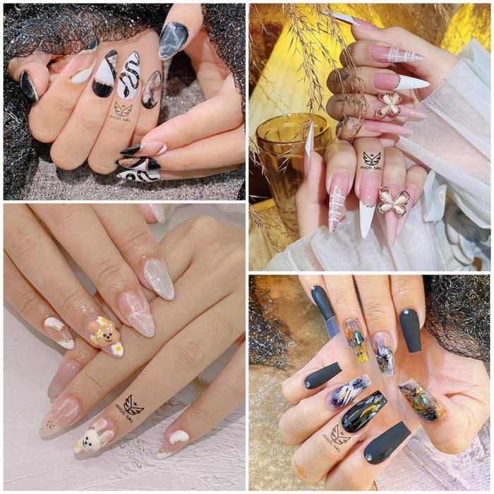 Học viên thực hành kỹ thuật nail chuyên nghiệp