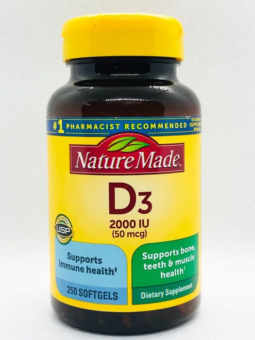 Hình ảnh thực tế viên uống Nature Made Vitamin D3 2000IU