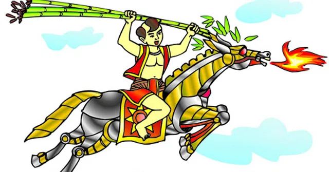 Truyền thuyết Thánh Gióng là một trong những câu chuyện huyền thoại đậm đà bản sắc dân tộc Việt Nam, phản ánh sức mạnh phi thường và lòng yêu nước mãnh liệt. Câu chuyện về Thánh Gióng không chỉ là hành trình của một người anh hùng mà còn là biểu tượng của sự đoàn kết và ý chí kiên cường trong cuộc chiến chống lại giặc ngoại xâm. Sự kỳ diệu trong sự ra đời của Thánh Gióng và quá trình phát triển vượt bậc của cậu bé, từ một đứa trẻ không biết nói cho đến khi trở thành một người anh hùng đánh tan quân thù, thể hiện ước mơ về sức mạnh của dân tộc ta trong bảo vệ đất nước. Thánh Gióng không chỉ là một con người bình thường, mà là biểu tượng của một vị thần linh, được cử xuống để cứu dân tộc khỏi tai họa.