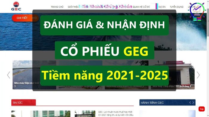 Hình ảnh minh họa cổ phiếu GEG