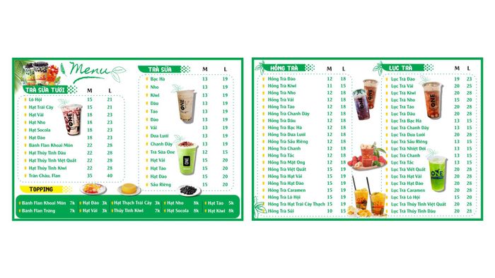 Vũ trụ trà sữa đa sắc màu tại One - Ảnh 2