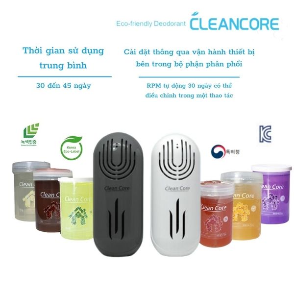 Hình ảnh minh họa Gel khử mùi Clean Core - Thiết kế tiện lợi, hiệu quả vượt trội