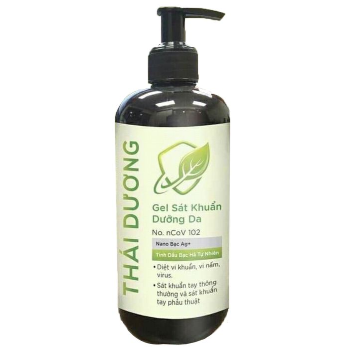 Hình ảnh thực tế gel rửa tay Thái Dương phiên bản 1